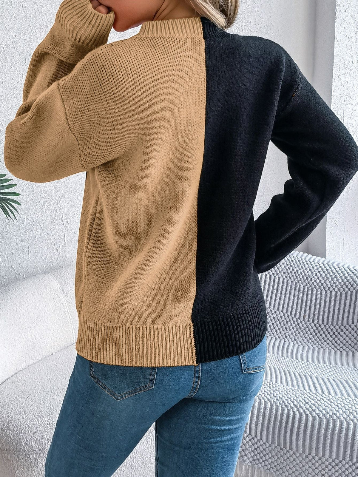 Edith Marlowe | Halloween Jack-o'-Lantern Sweater For Women