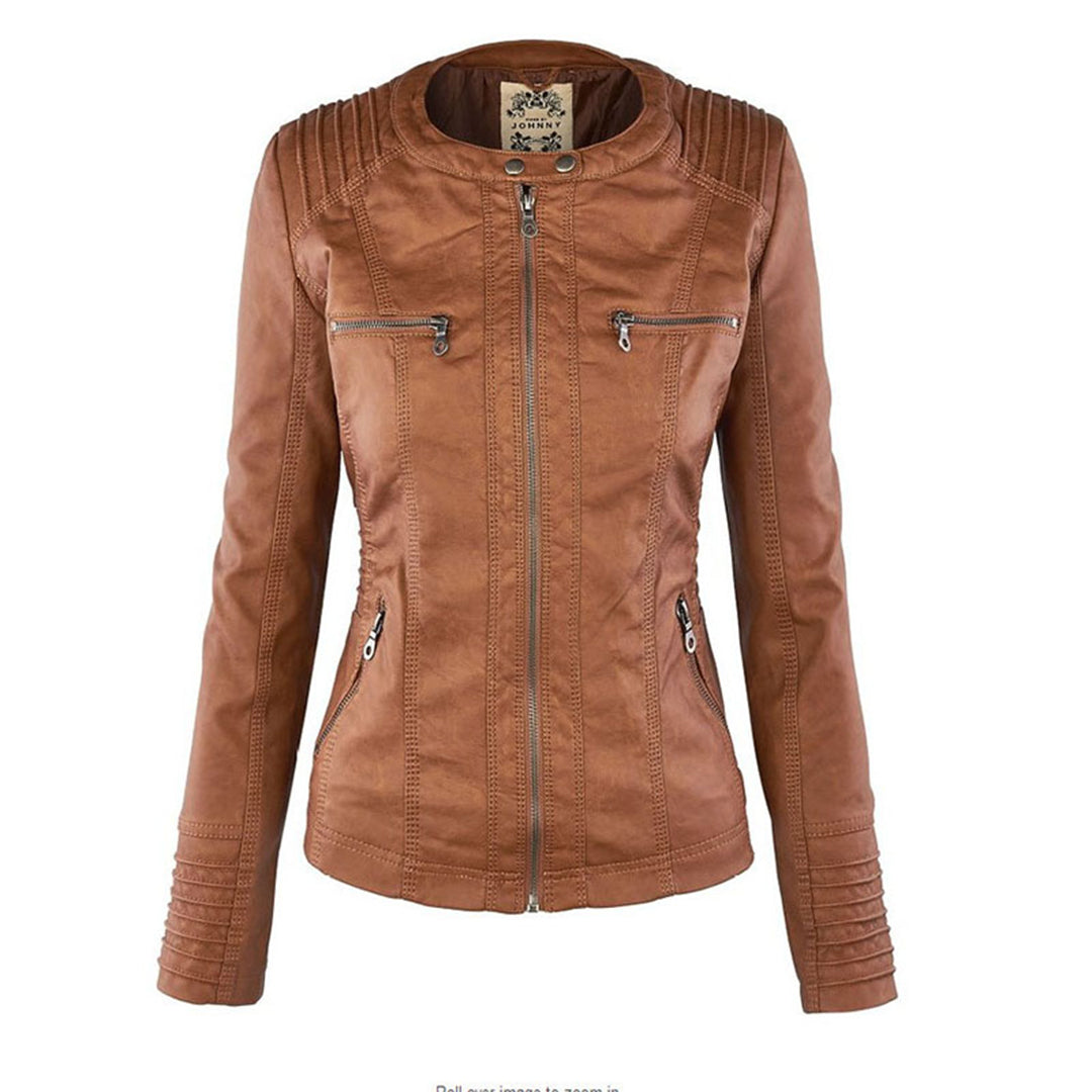 Hooded Biker Jacket