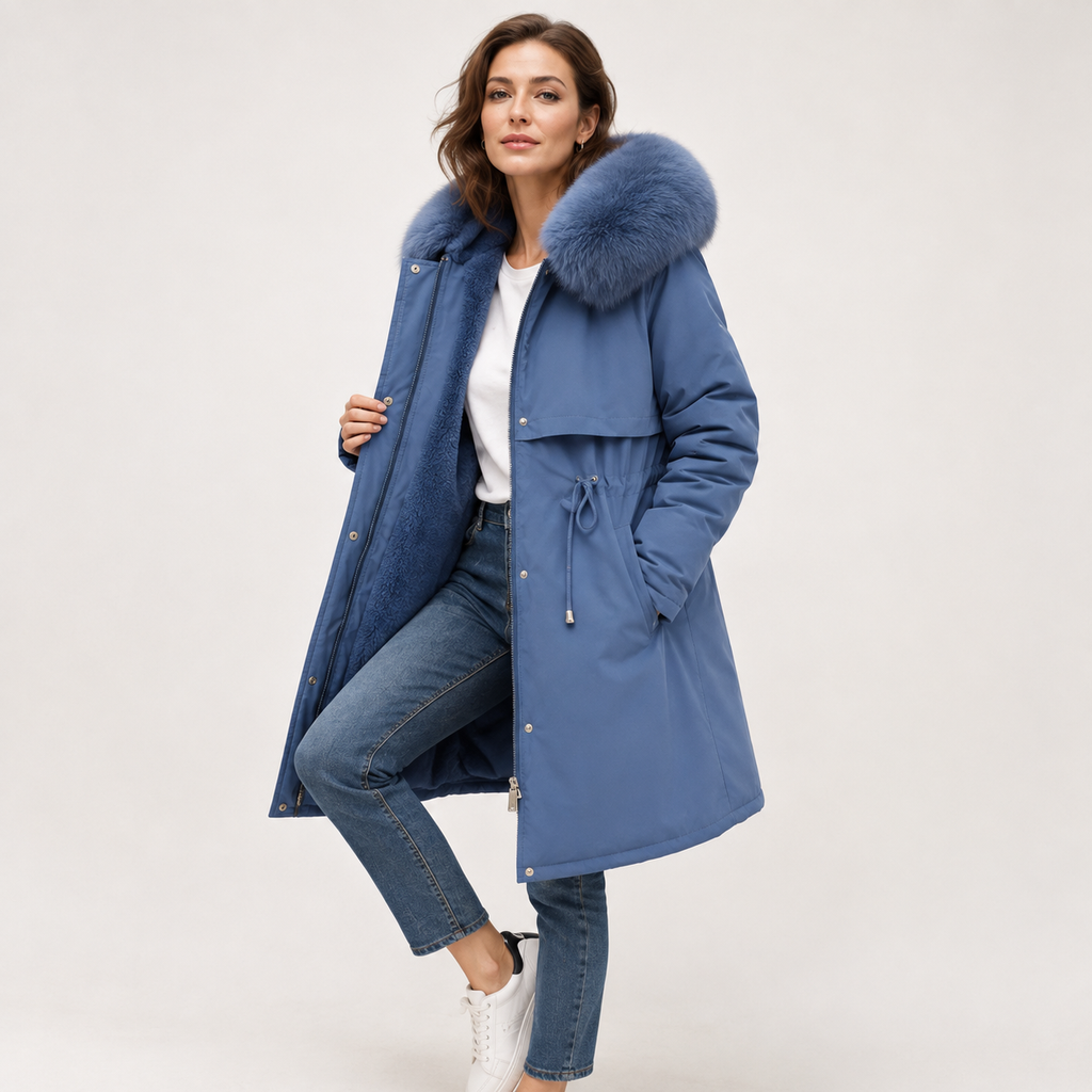 Lydia Thomas | Waterproof Faux Fur Hood Parka Coat