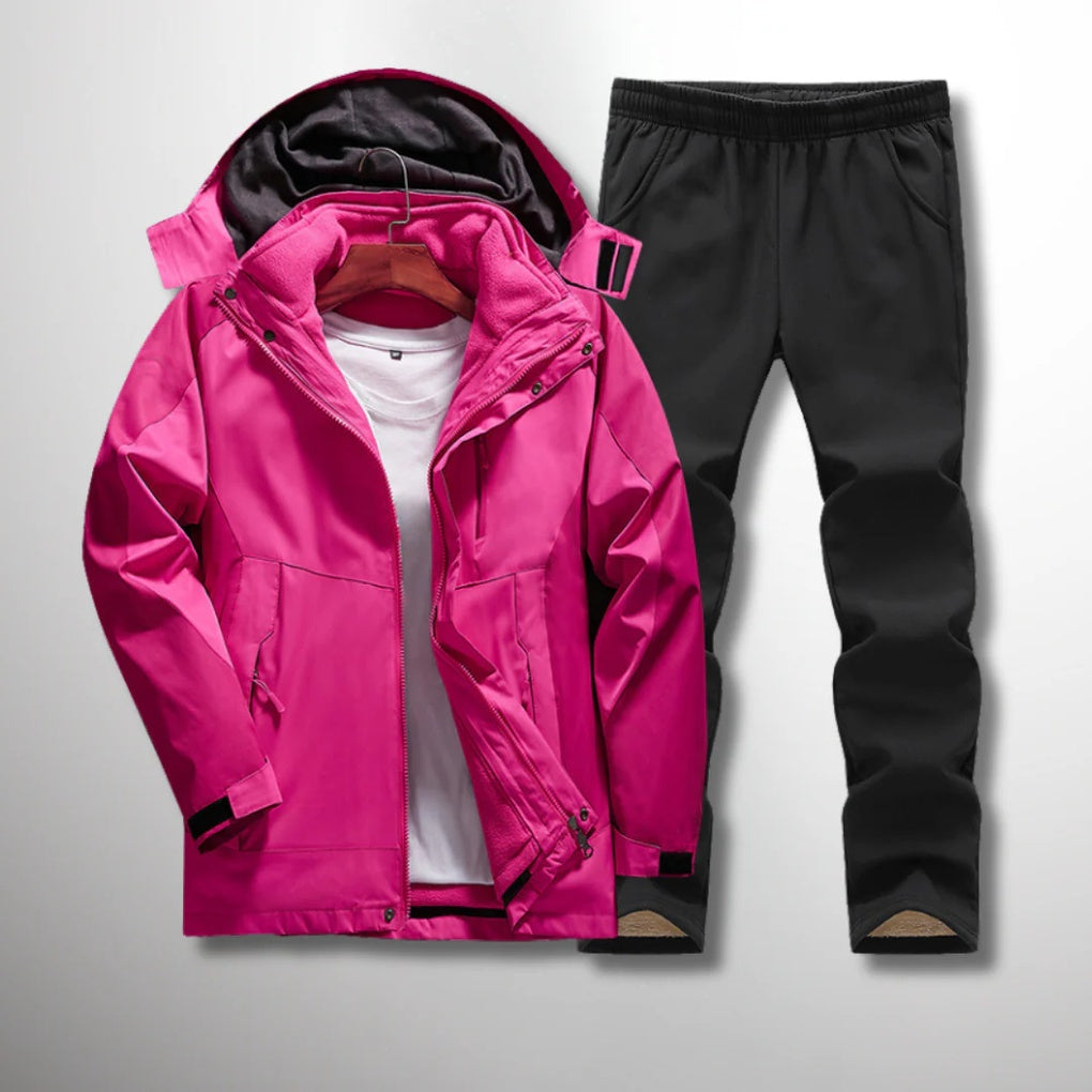 Rosie Davies | 3-in-1 Hooded Outdoor Jacket Set for Women