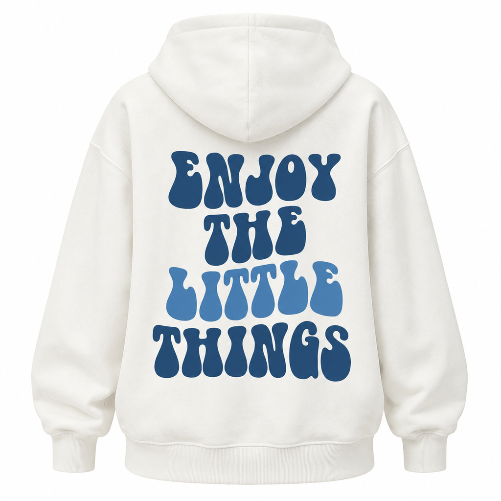 Nora Ellingham | Oversized Hoodie With Graphic Slogan Print