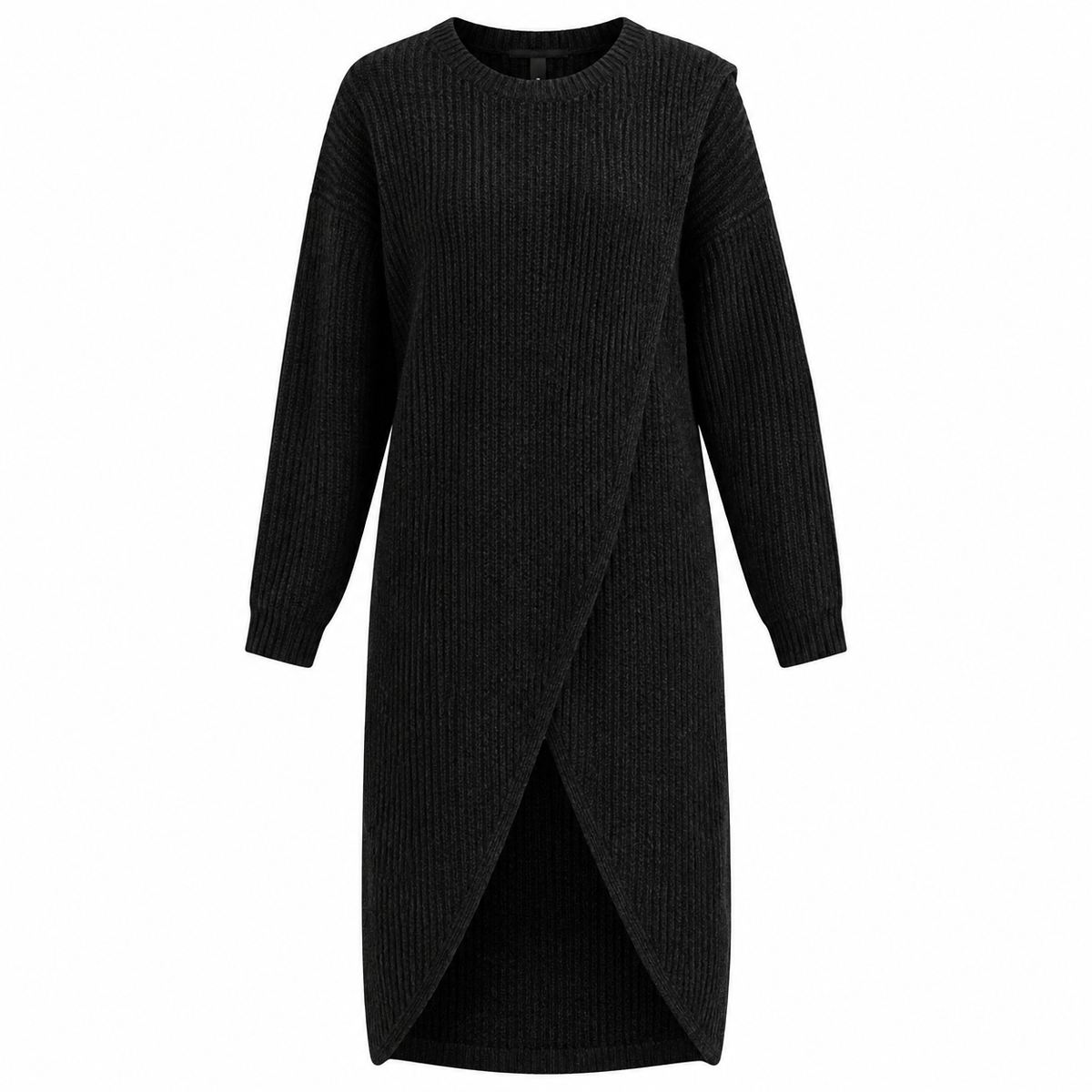 Odette Lambert | Wrap-Front Knit Jumper Dress
