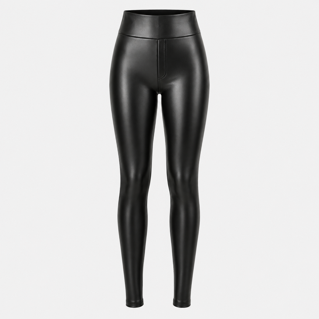 Penelope Scott | Matte High-Waisted Faux Leather Leggings