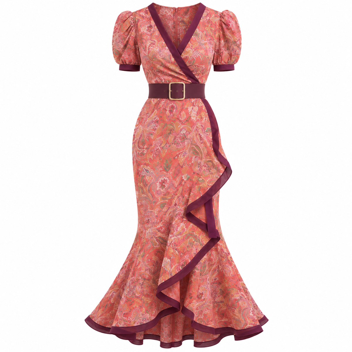 Phoebe Ainsley | Floral Wrap Maxi Dress