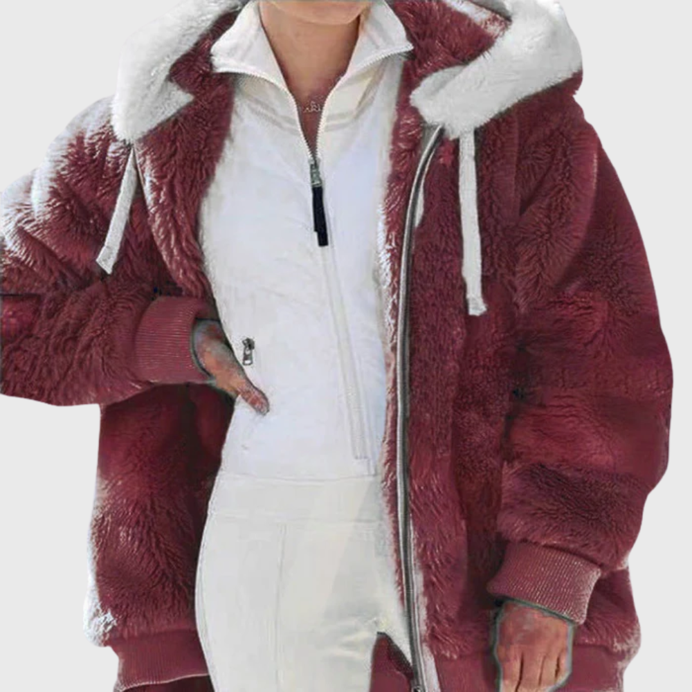 Naomi Stanton | Multicolour Faux Fur Hooded Puffer Jacket