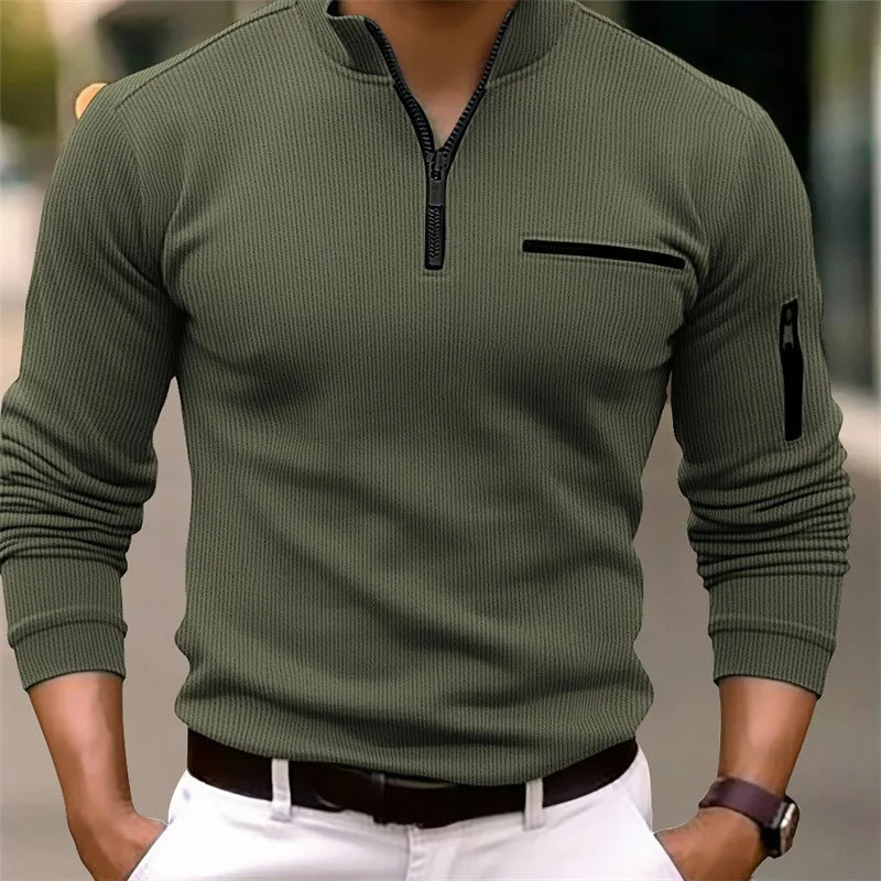 Duncan Prentice | Classic Quarter-Zip Sweater for Men