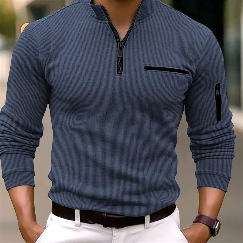 Duncan Prentice | Classic Quarter-Zip Sweater for Men