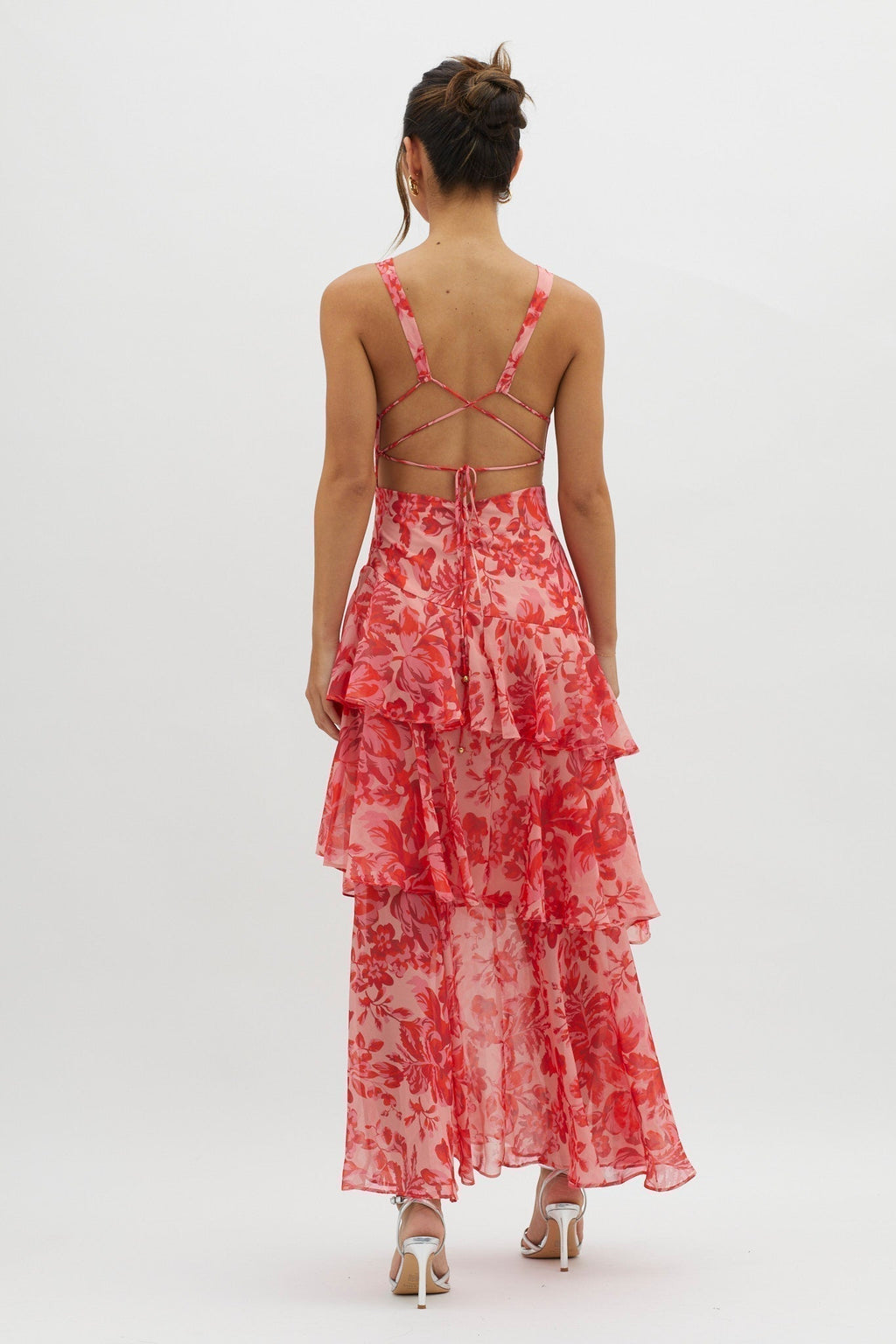 Iris Fenmore | Floral Tiered Maxi Dress