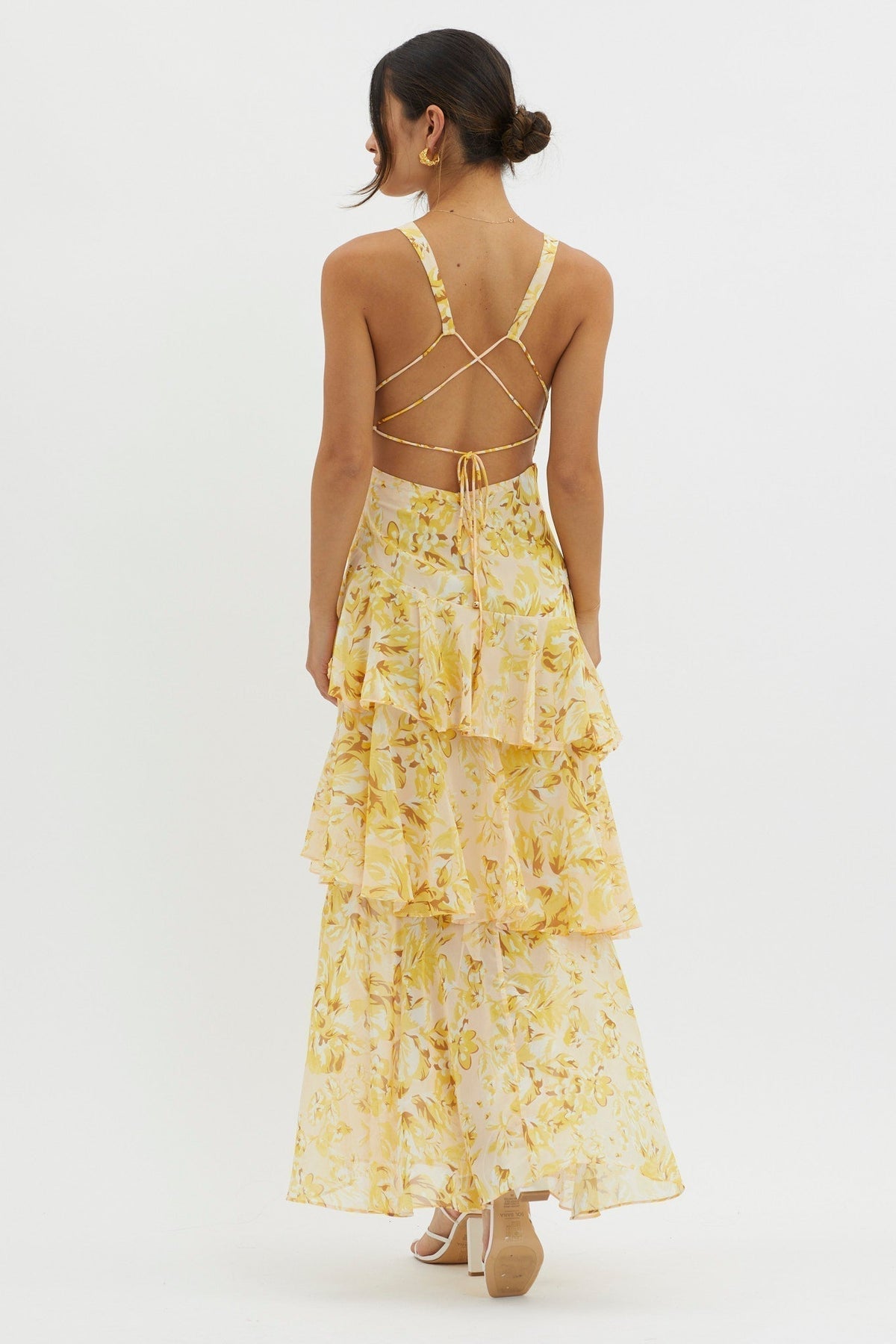 Iris Fenmore | Floral Tiered Maxi Dress
