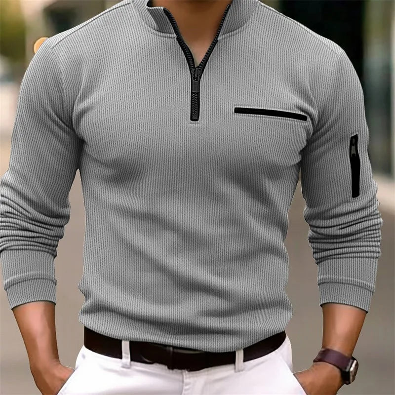 Duncan Prentice | Classic Quarter-Zip Sweater for Men