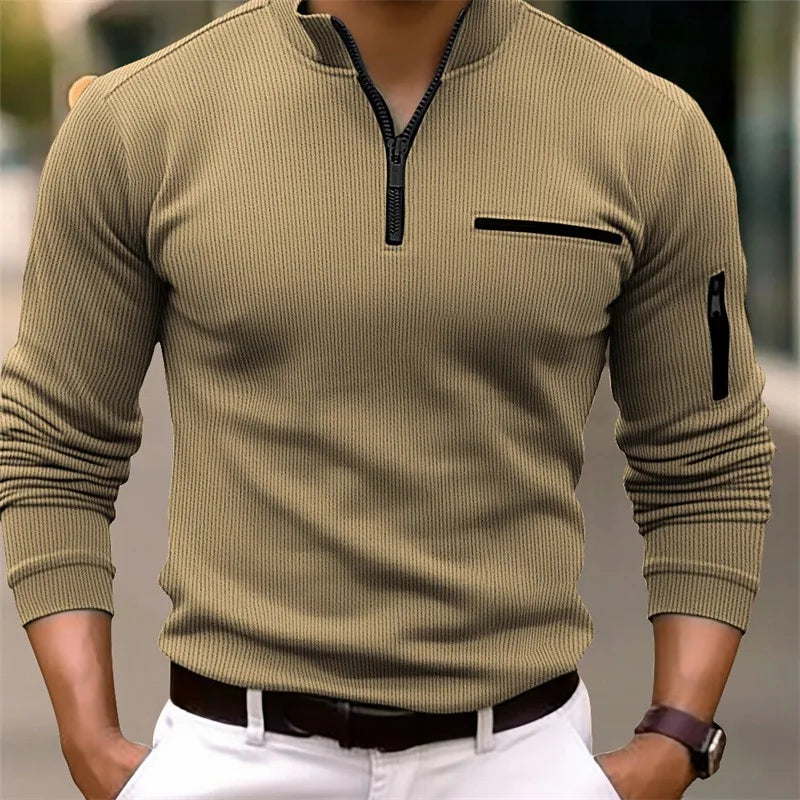 Duncan Prentice | Classic Quarter-Zip Sweater for Men