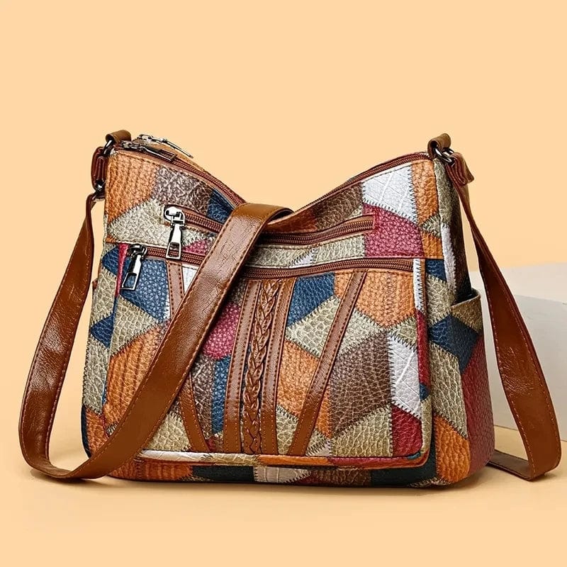 Josephine Wren | Mosaic Patchwork Leather Handbag