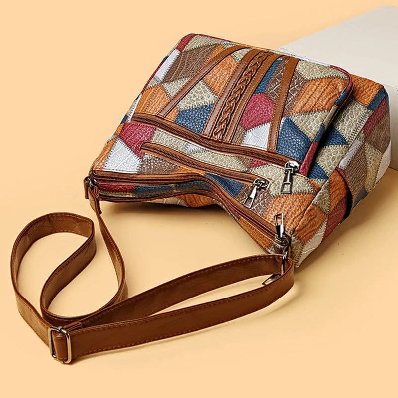 Josephine Wren | Mosaic Patchwork Leather Handbag