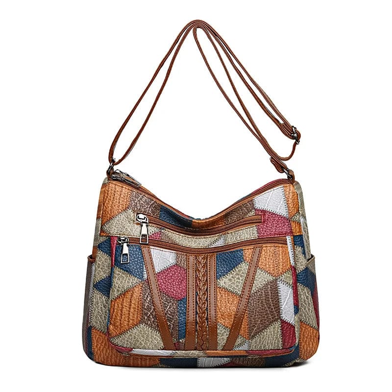 Josephine Wren | Mosaic Patchwork Leather Handbag
