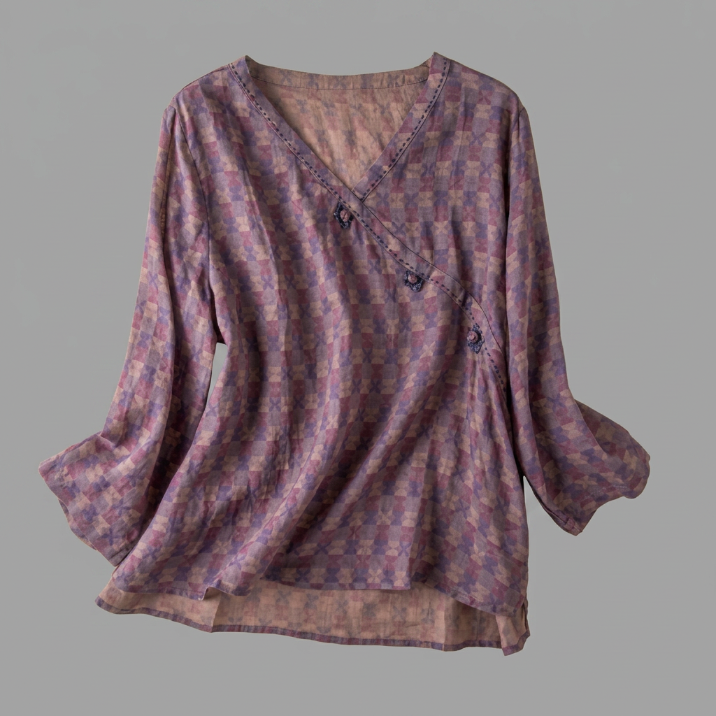 Harriet Fenwick | Embroidered Wrap Blouse With Floral Detail
