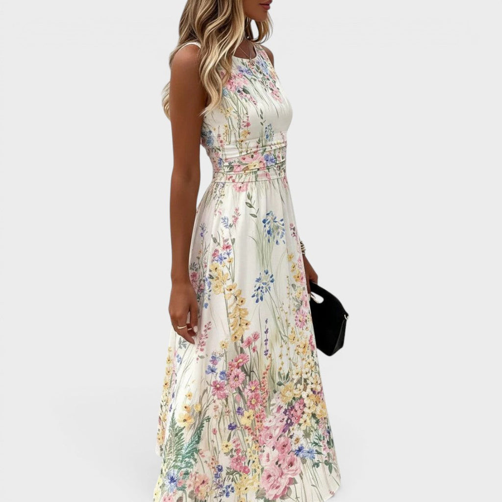 Eliza Thornbury | Sleeveless Floral Summer Dress