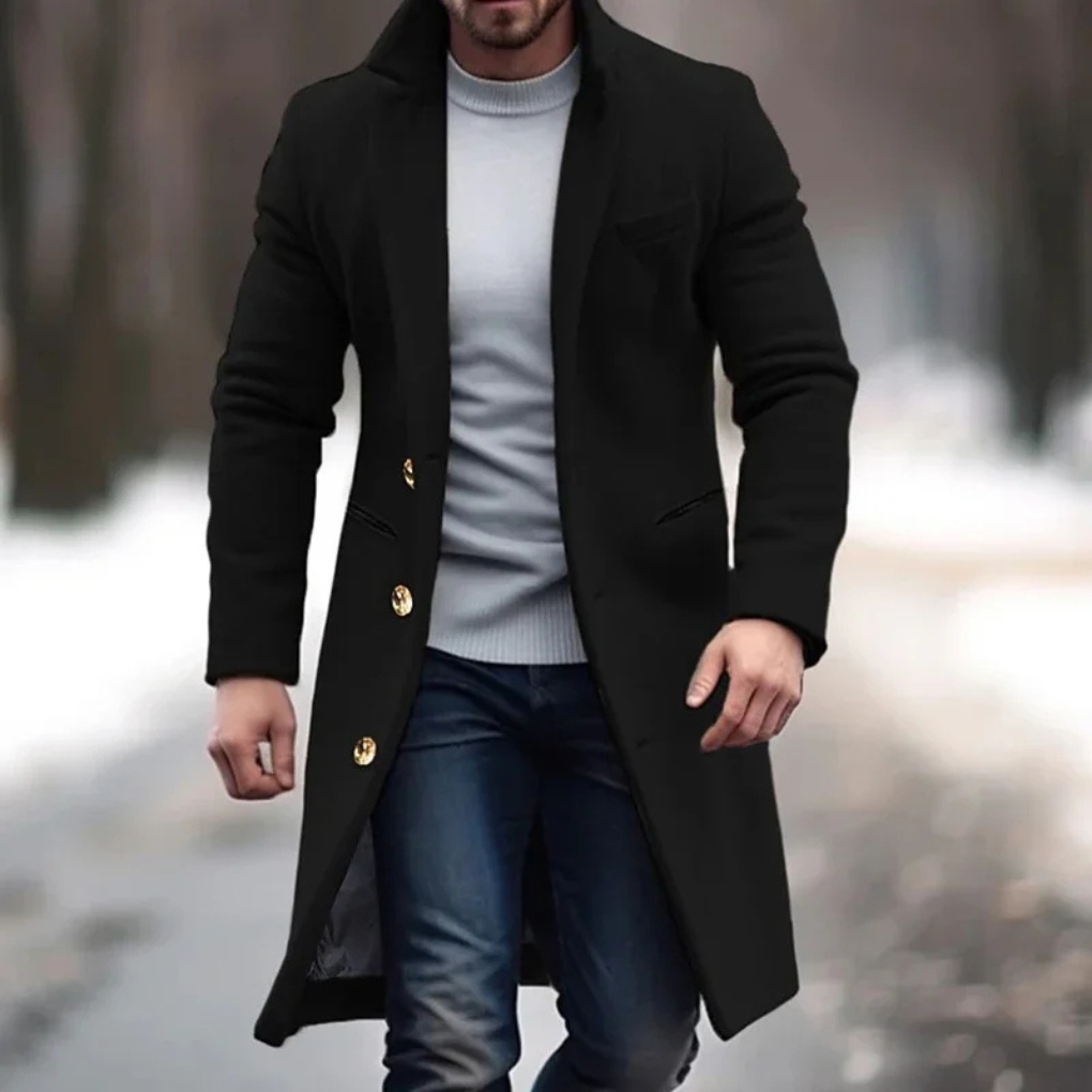 Callum Redfearn | Wool-Blend Longline Mens Coat