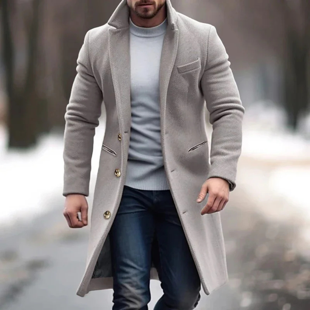 Callum Redfearn | Wool-Blend Longline Mens Coat