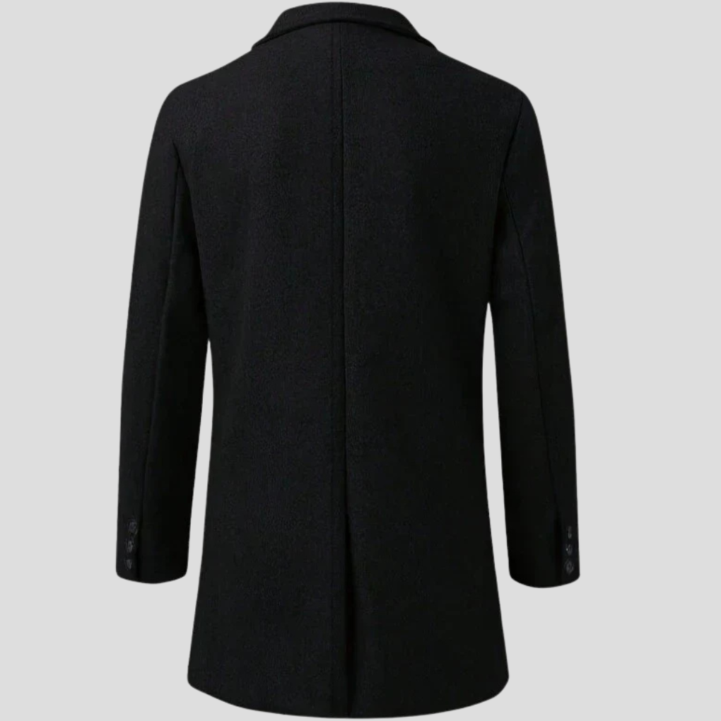 Oliver Blackwood | Classic Mens Coat With Revere Collar