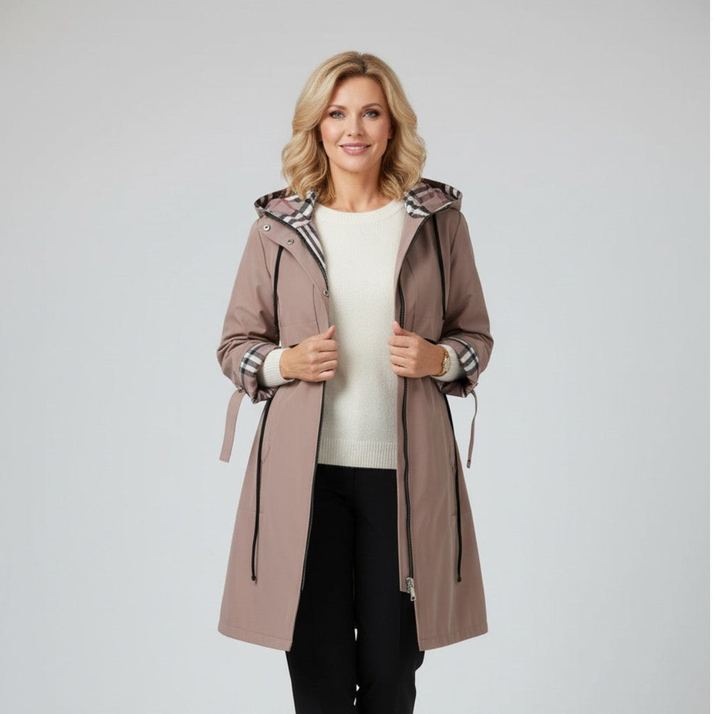 Women's Waterproof & Windproof Hooded Zip Coat