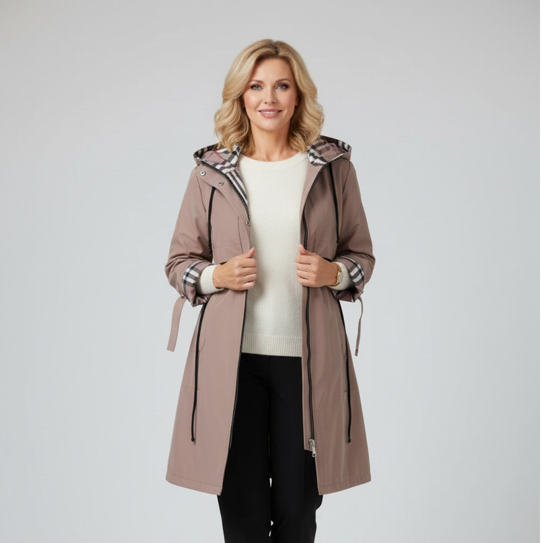 Women's Waterproof & Windproof Hooded Zip Coat