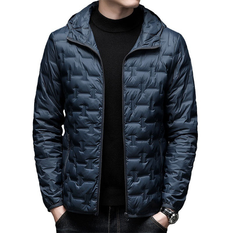 Duncan Pearce | Quilted Navy Mens Jacket