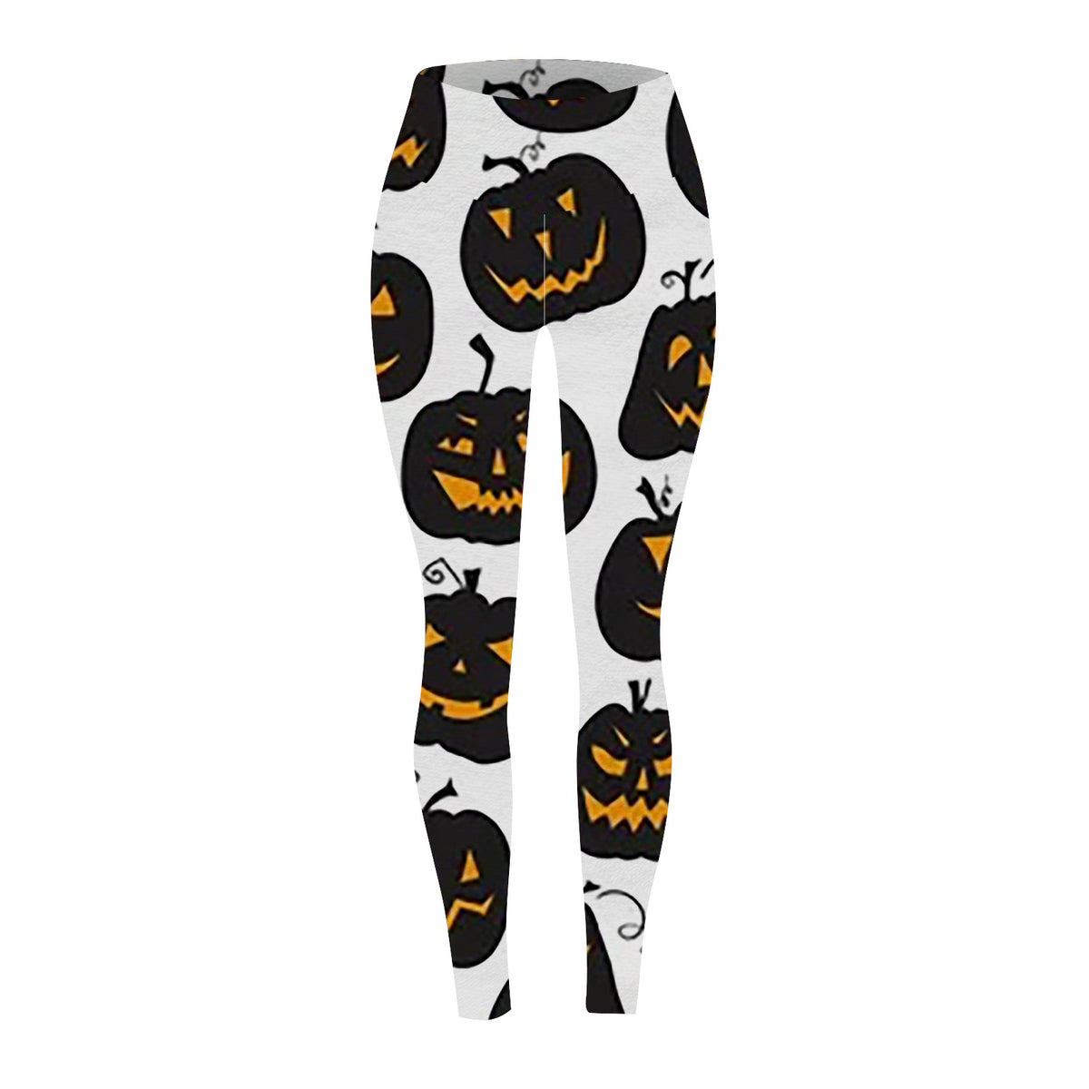 Marnie Ellacott | Pumpkin Print Leggings For Halloween