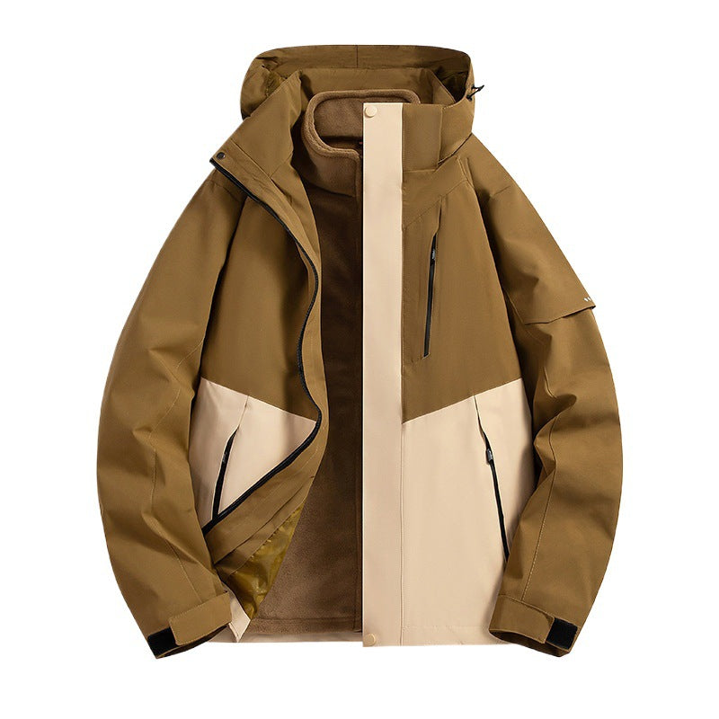 Daisy Green | Three-in-One Waterproof Hooded Jacket