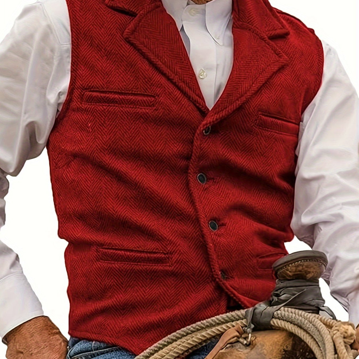 Percy Fairweather | Heritage Herringbone Vest