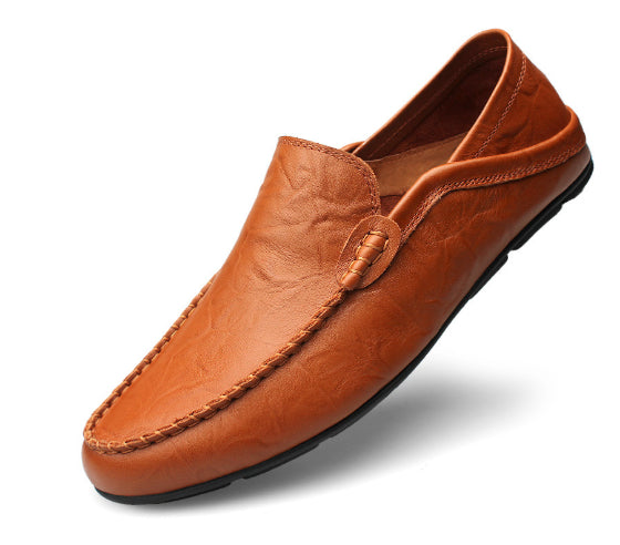 Graham Pemberton | Perforated Leather Driving Loafers