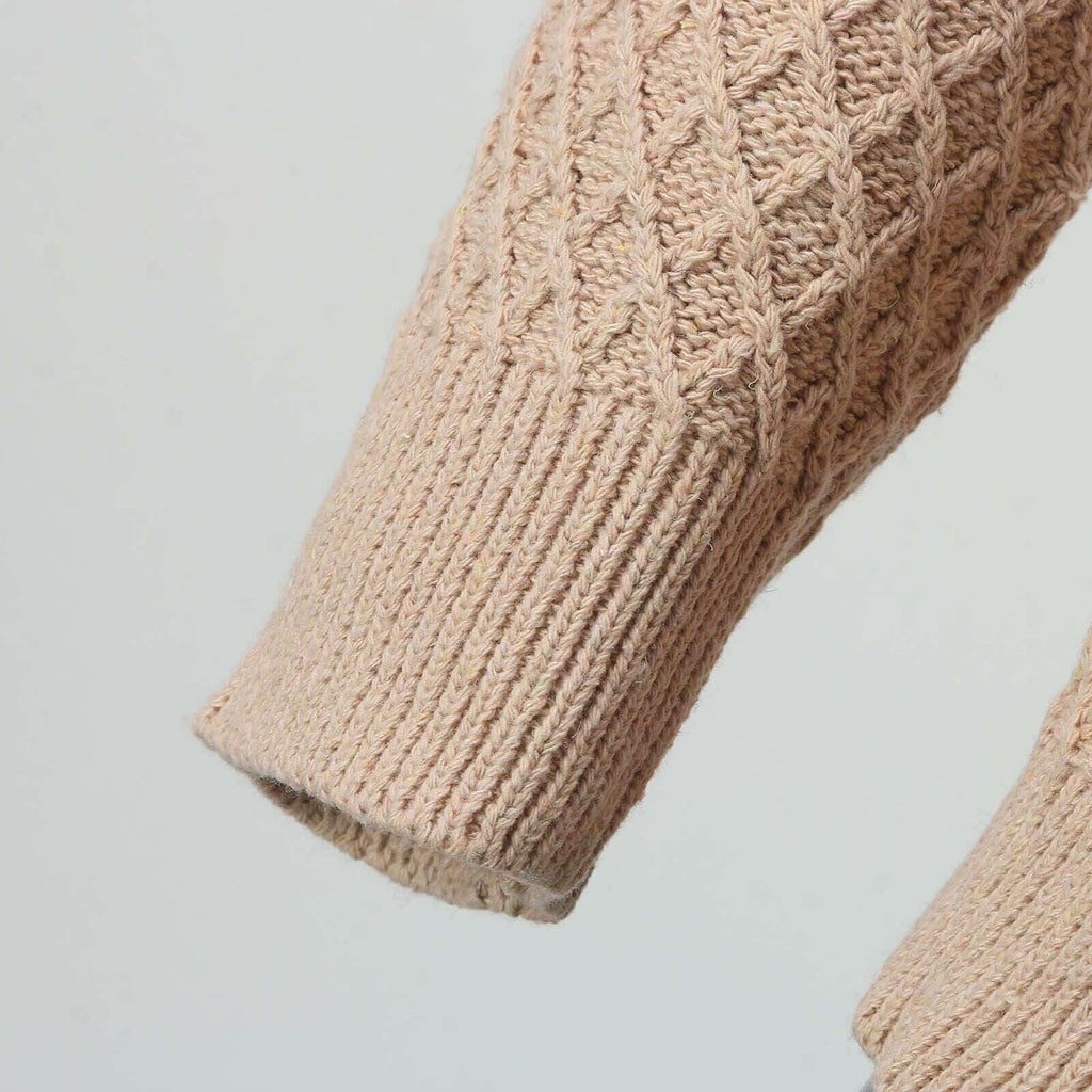 Rhys Calder | Shawl Collar Cable Knit Cardigan