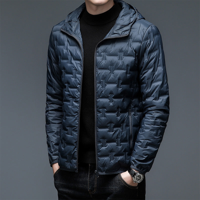 Duncan Pearce | Quilted Navy Mens Jacket