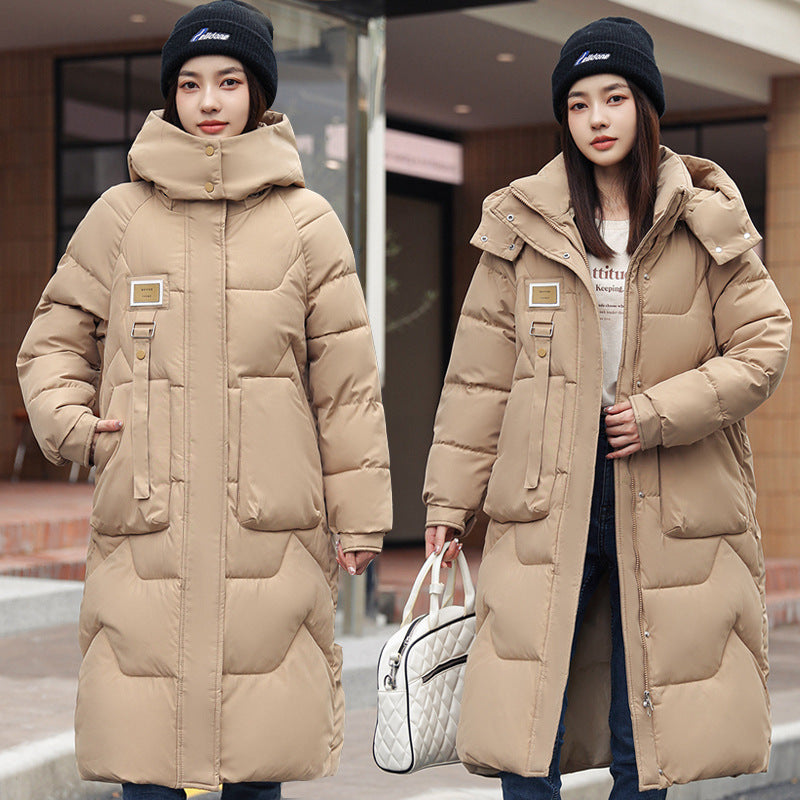 Georgina Wood | Longline Puffer Coat with Detachable Hood