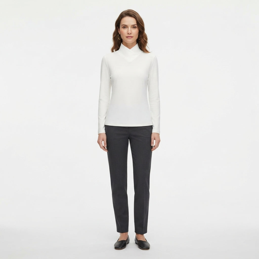 Aisling Lockhart | Sculpted Soft-Touch Turtleneck