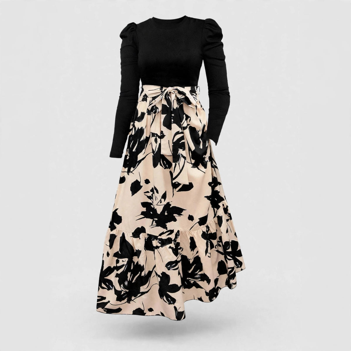 Juliet Kestrel | Floral Wrap Maxi Dress