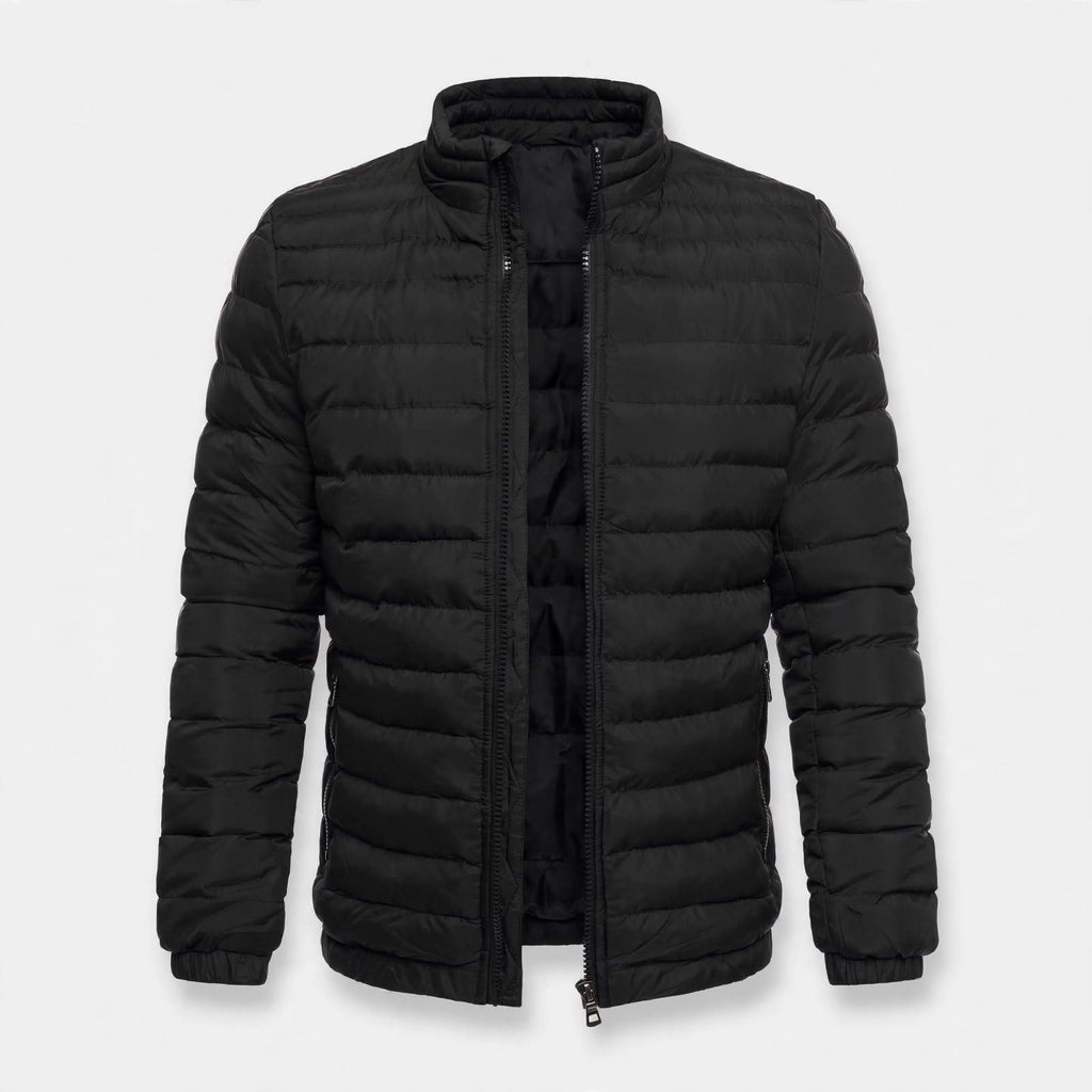 Douglas Merrick | Quilted Mens Jacket With Zip-Up Front