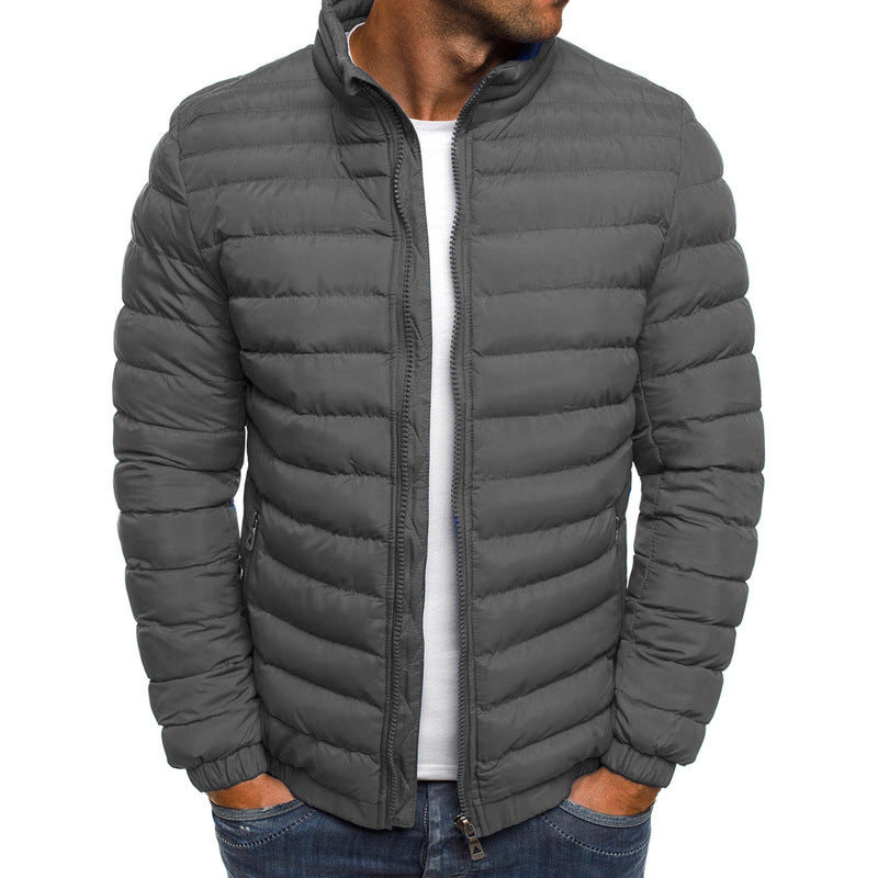 Douglas Merrick | Quilted Mens Jacket With Zip-Up Front
