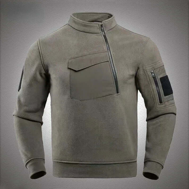 Miles Kendrick | Fleece Mens Jacket With Tactical Zip Pockets