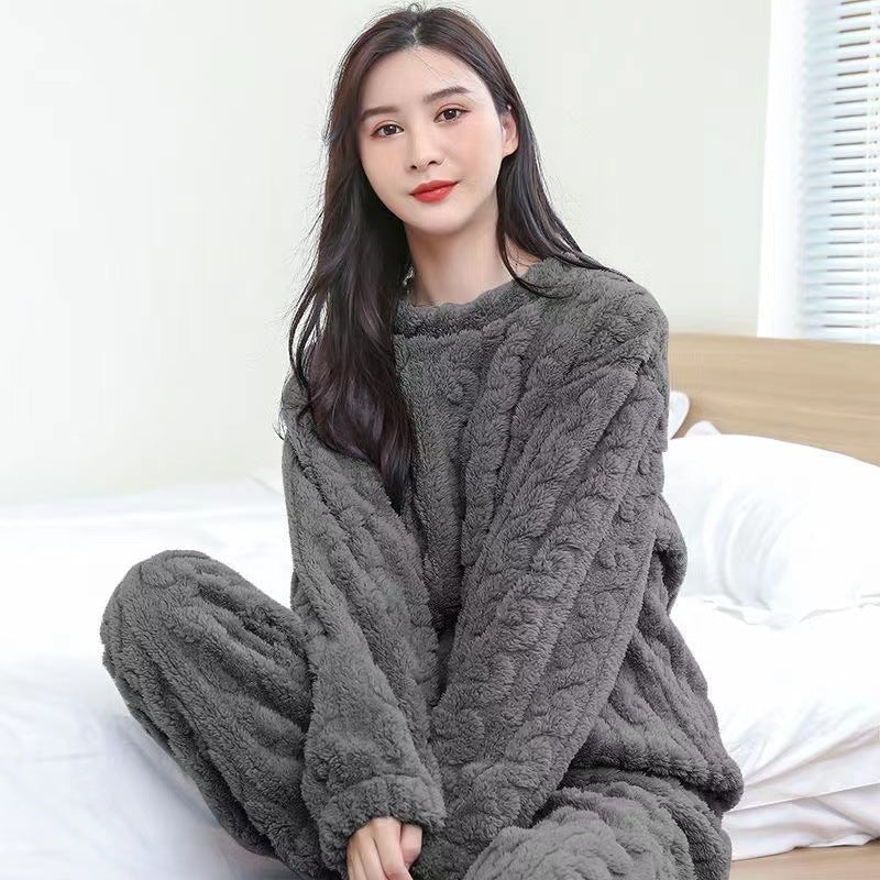 Florence Baker | Flannel Fleece Pyjama Set for Women