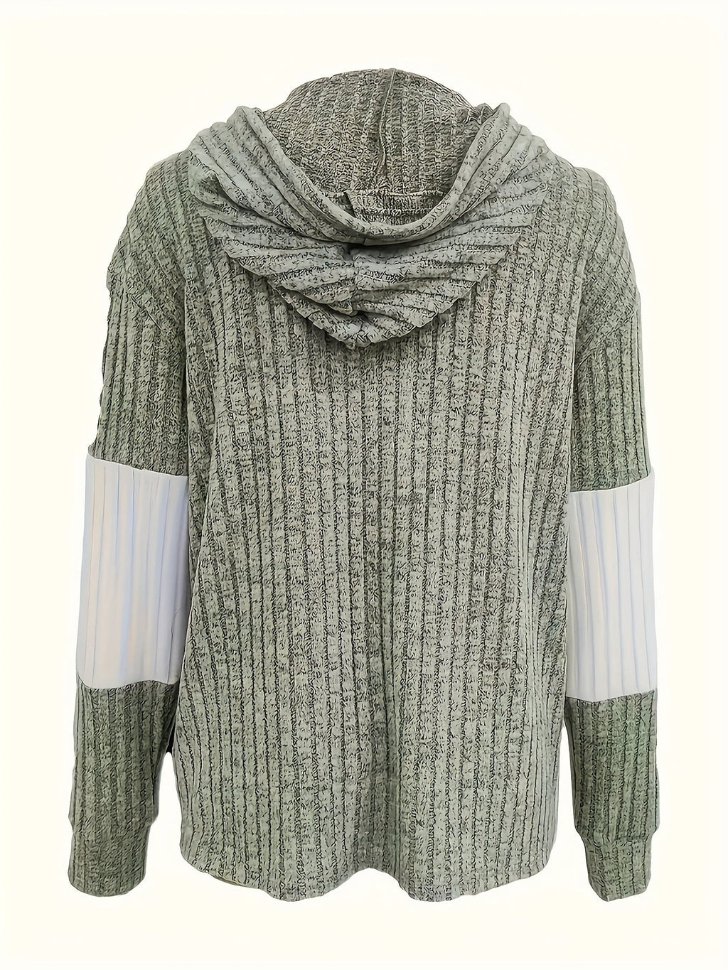 Wilhelmina Ashby | Textured Colour-Block Hooded Jacket