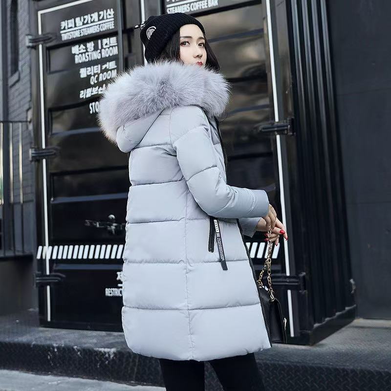 Diana Thomas | Mid-Length Faux Fur Hood Puffer Coat