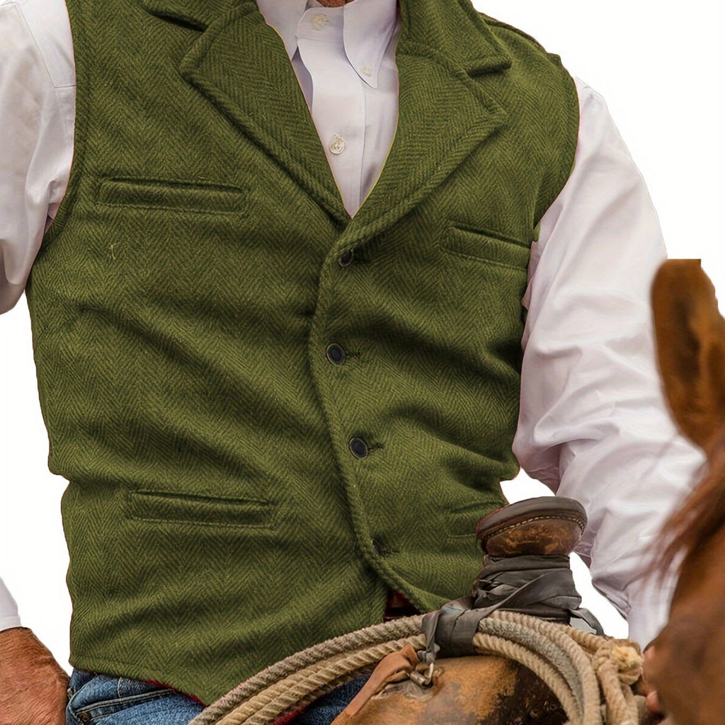 Percy Fairweather | Heritage Herringbone Vest