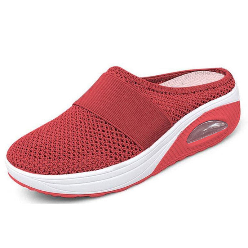 Cecily Hartwell | Mesh Slip-On Slippers With Platform Sole