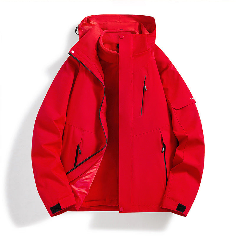 Daisy Green | Three-in-One Waterproof Hooded Jacket