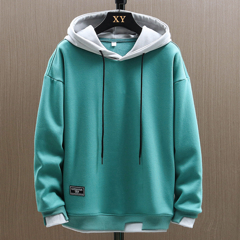 Angus Beaumont | Colour-Block Hooded Sweatshirt for Men