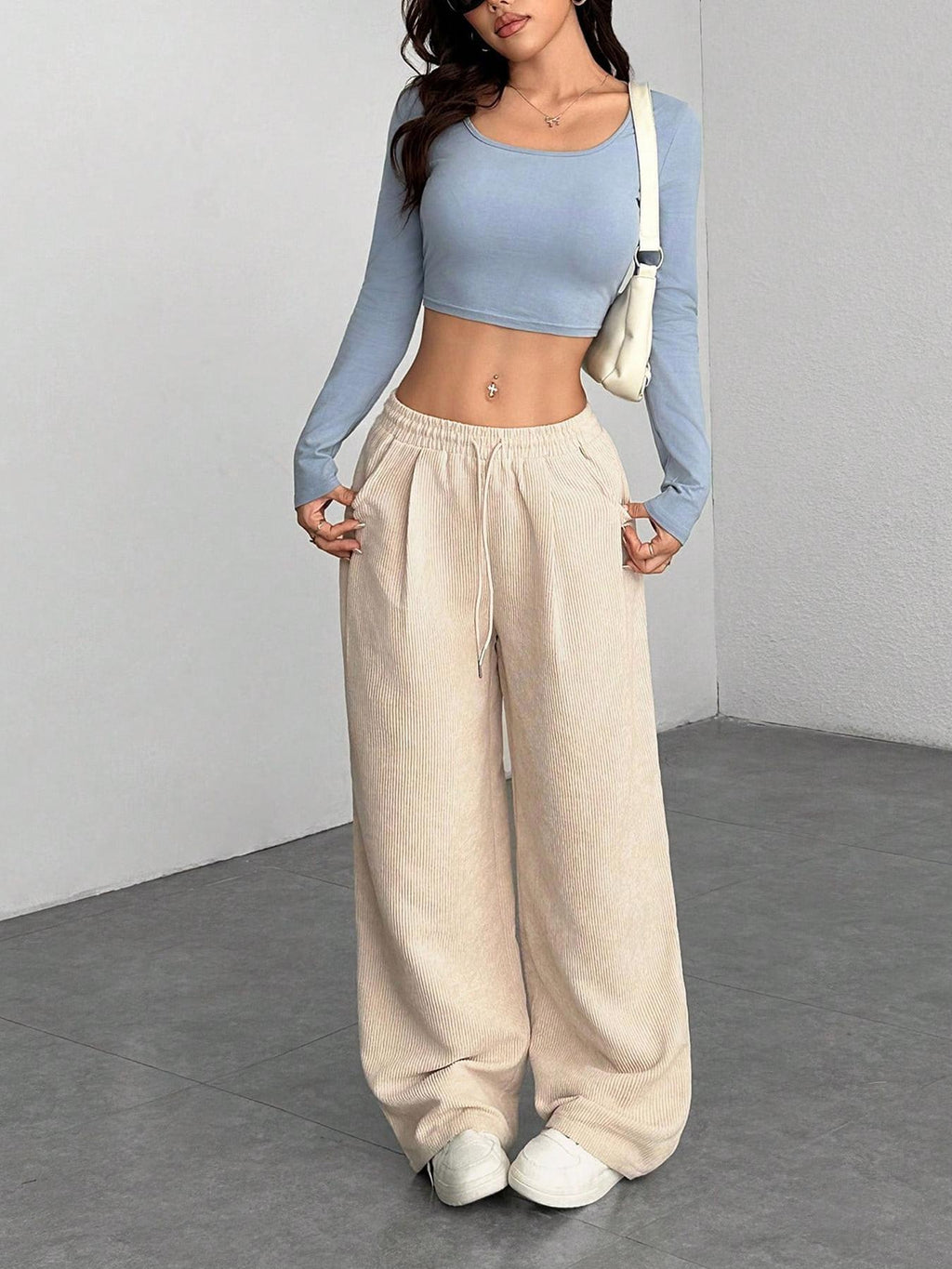 Martha Fenshaw | Corduroy Wide-Leg Trousers