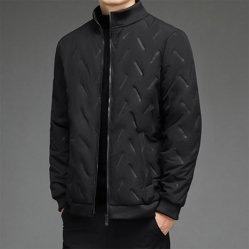 Rowan Bancroft | Fleece-Lined Stand Collar Quilted Coat