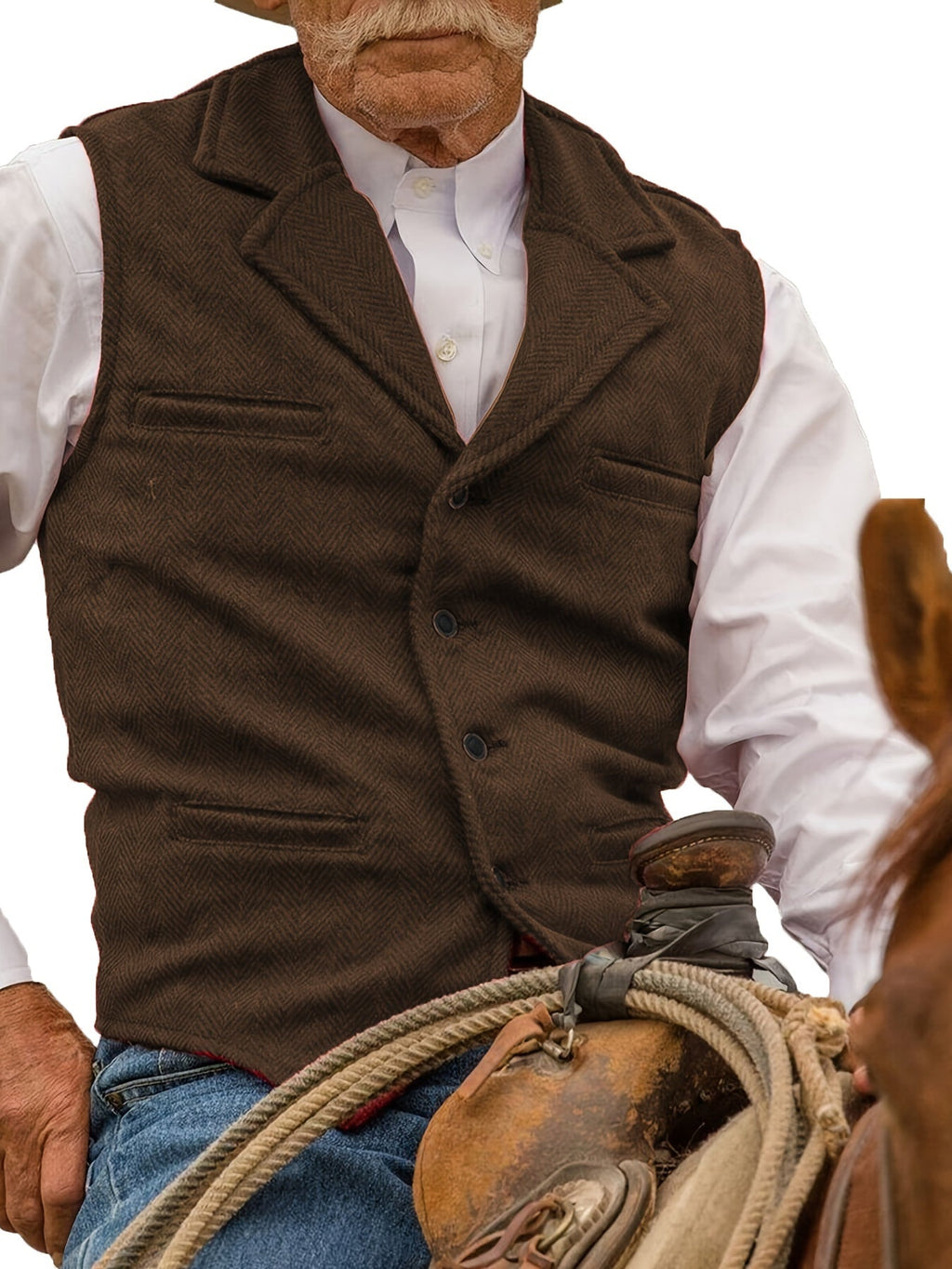 Percy Fairweather | Heritage Herringbone Vest