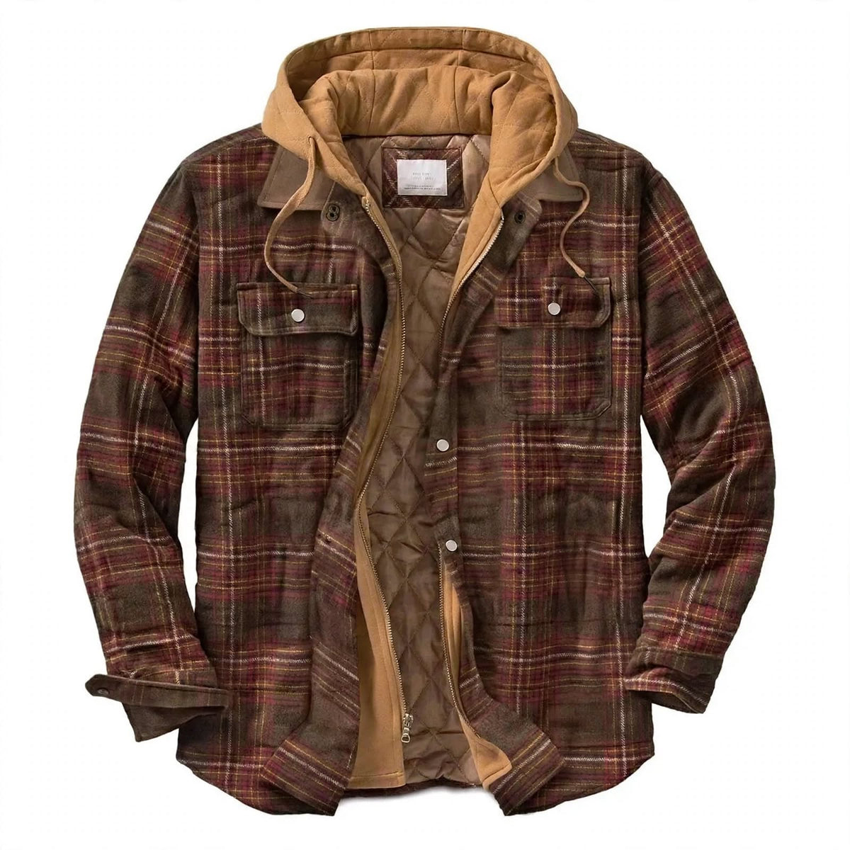 Oscar Marchmont | Quilted Flannel Mens Jacket