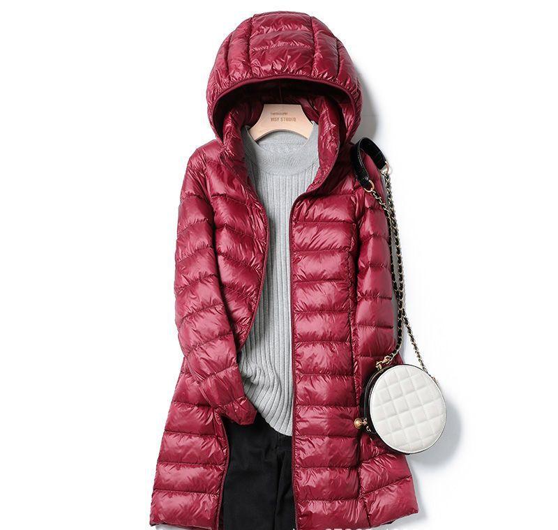 Felicity Dunmore | Quilted Mid-Length Puffer Jacket With Hood